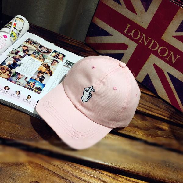 Embroidered Snapping Hand Baseball Cap Product Image