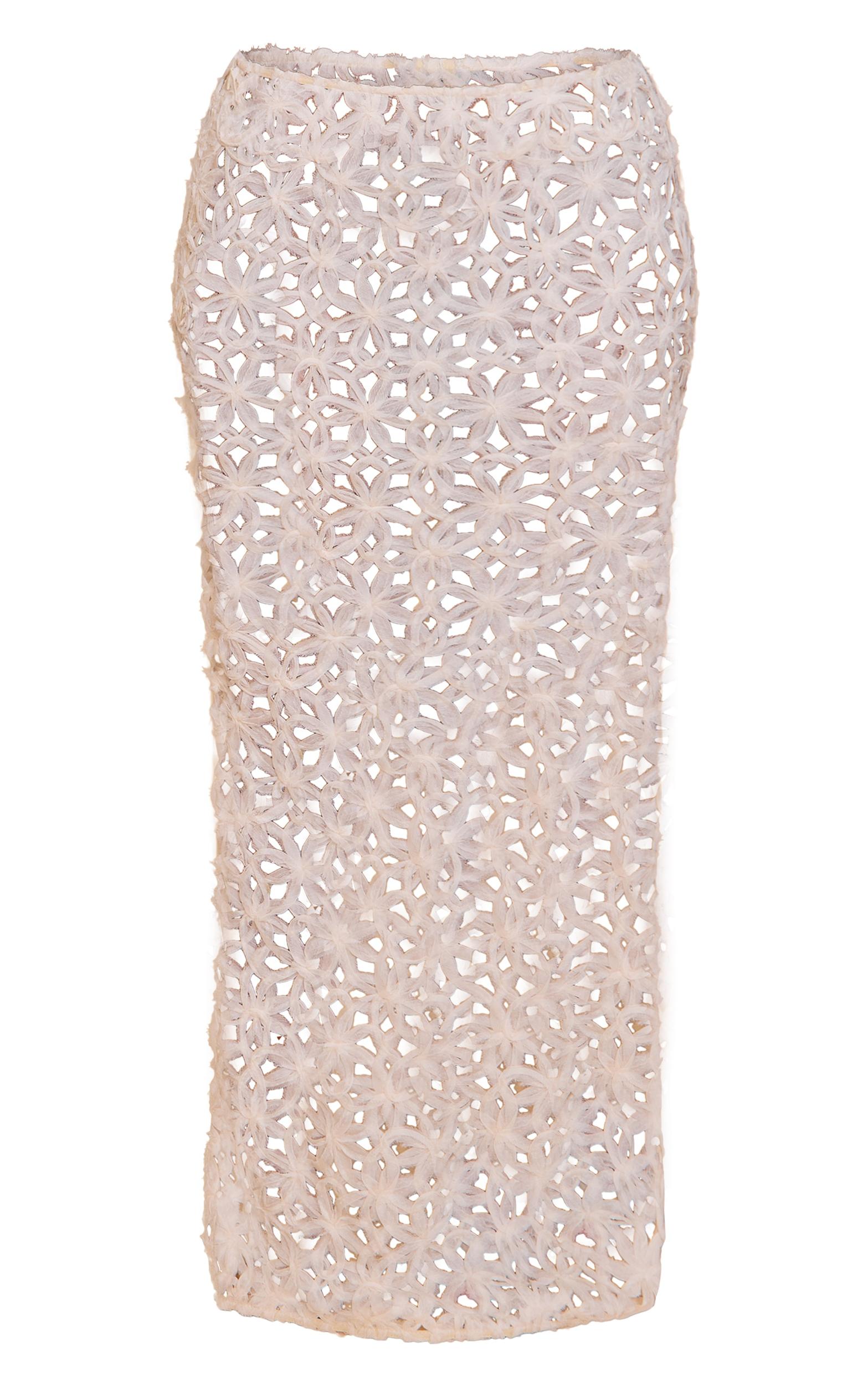 Petite Applique Patterned Maxi Skirt Product Image