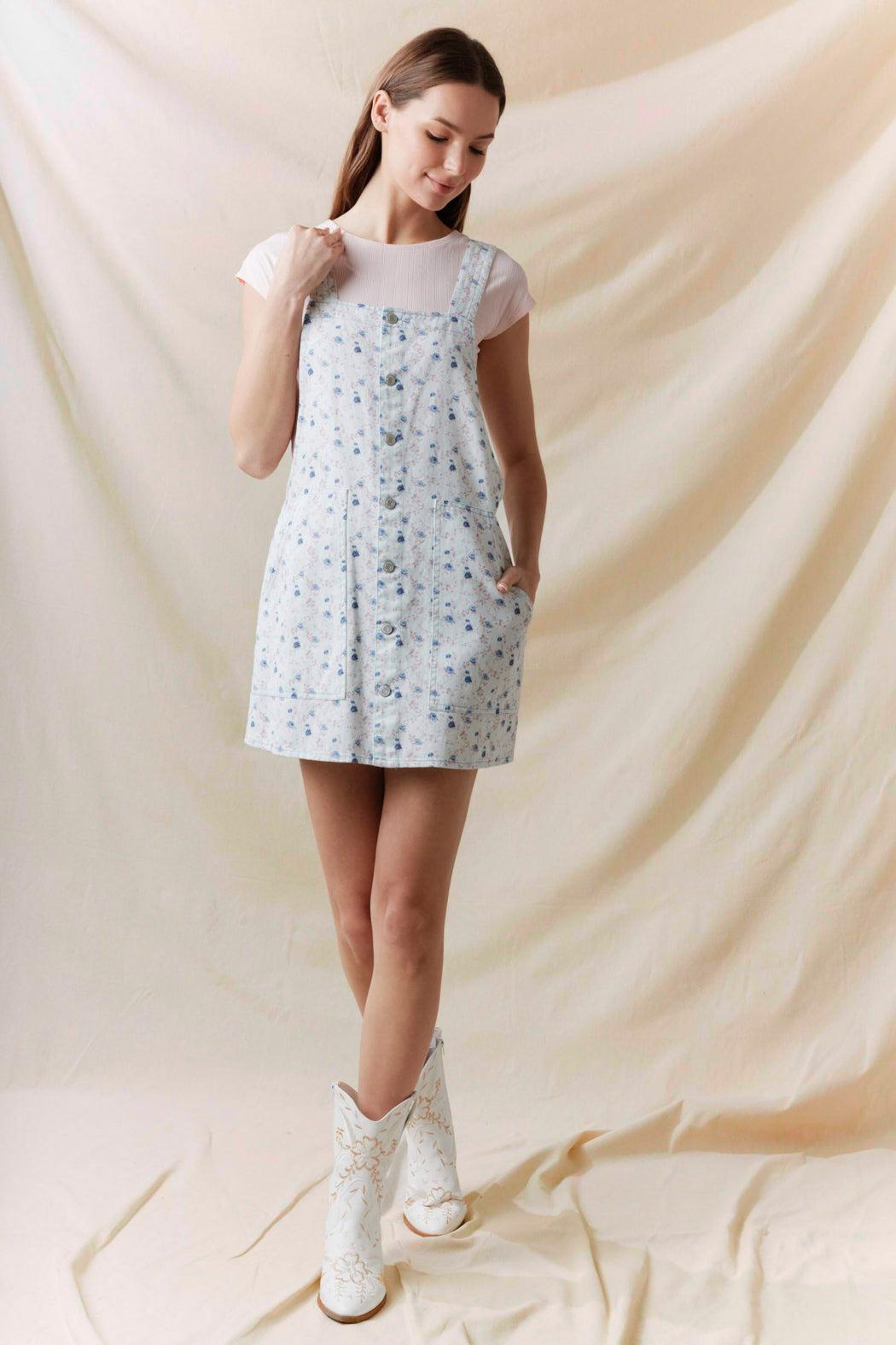 Daisy Days Overall Dress Product Image