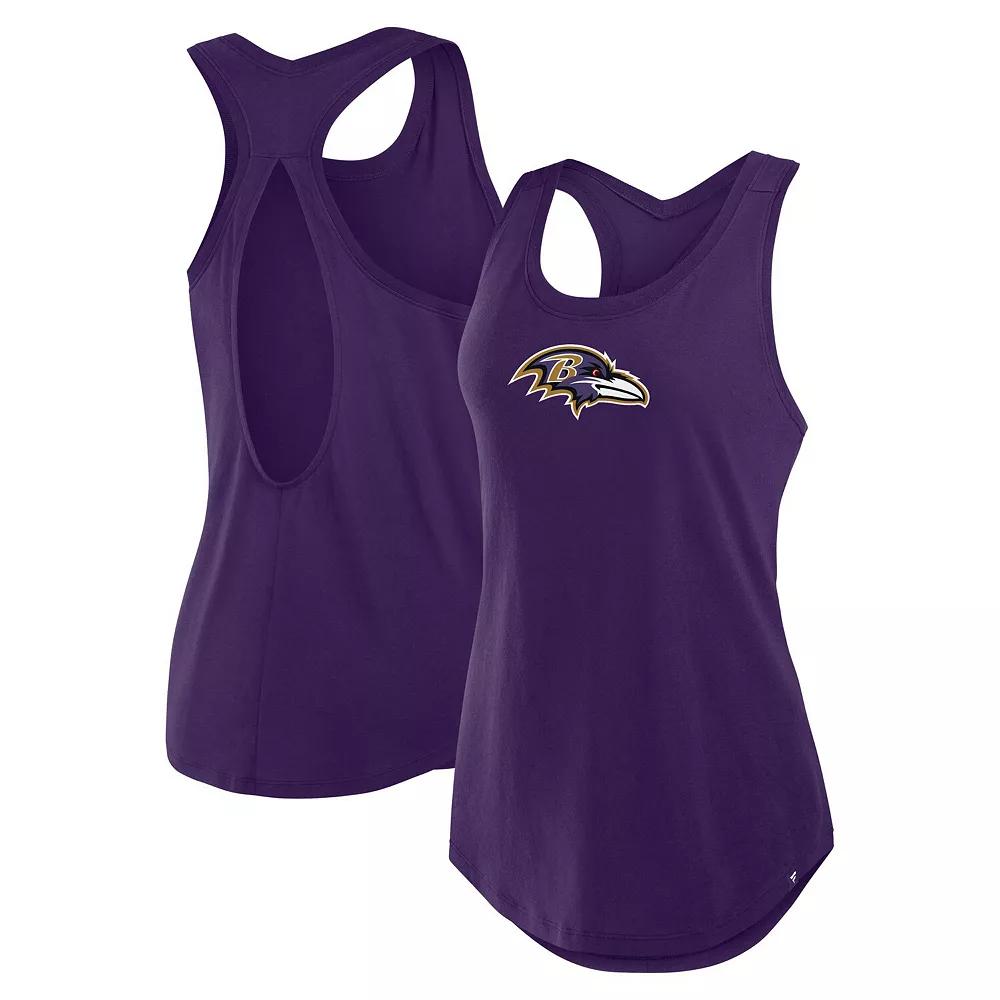 Women's Fanatics College Navy Seattle Seahawks Iron Fan Tank Top,  Product Image