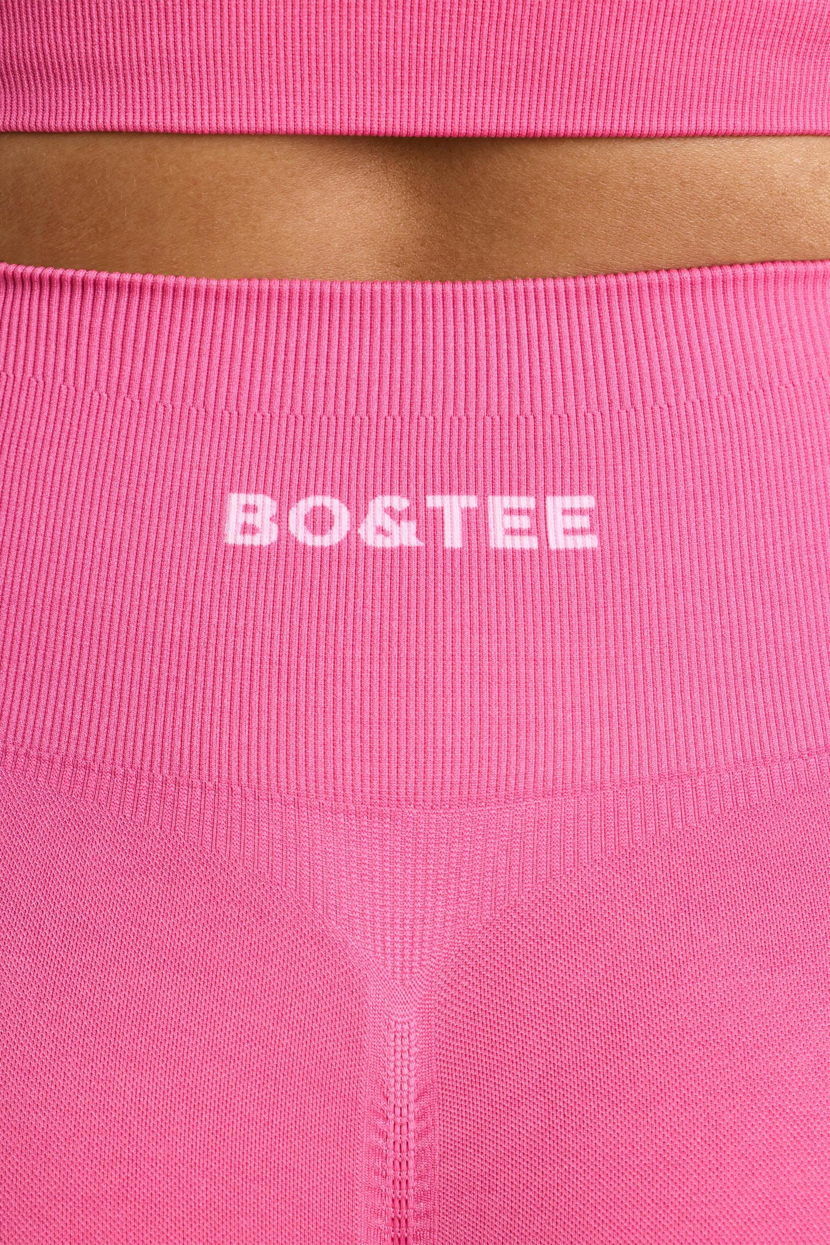 Define Luxe High-Waist Leggings in Hot Pink Product Image