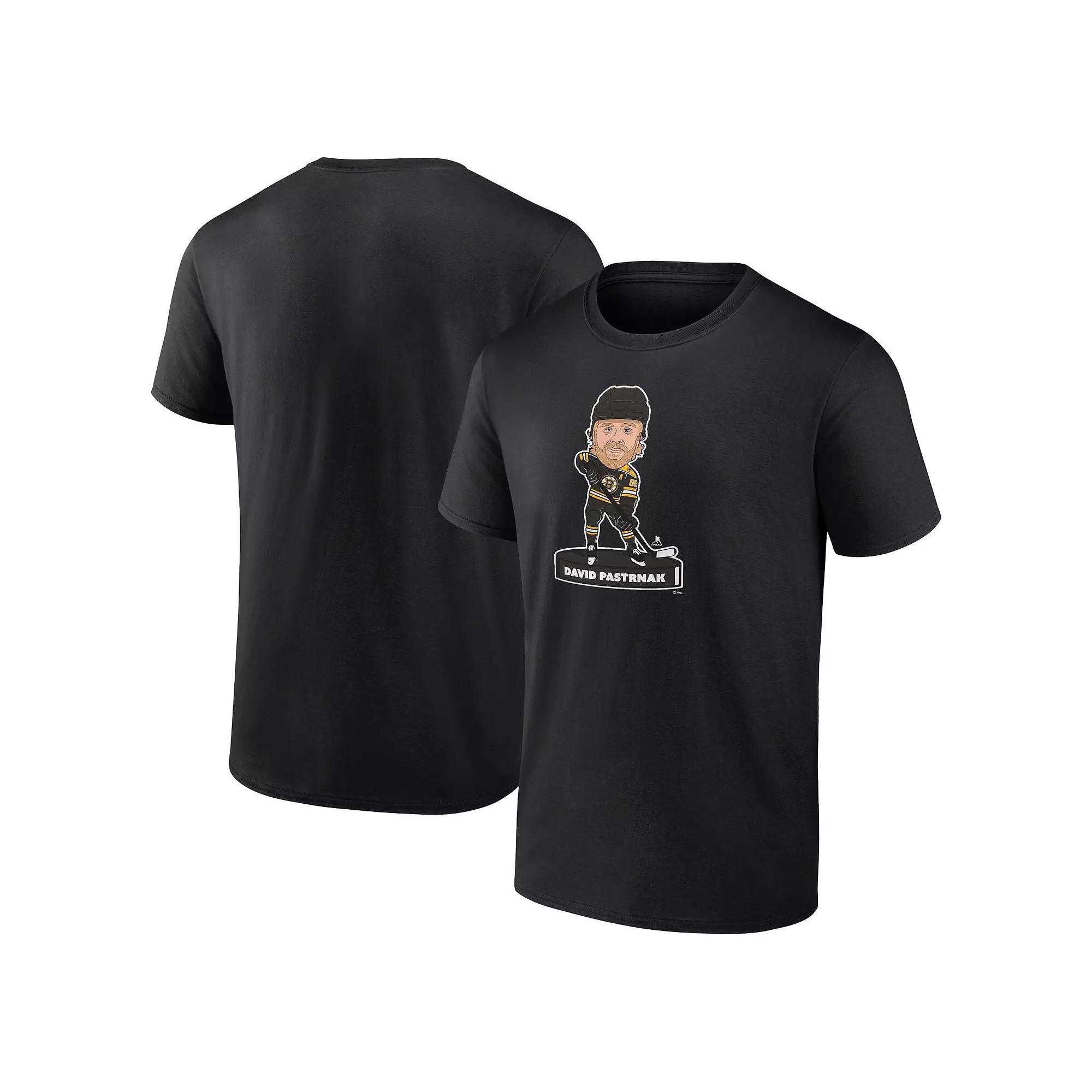 Men's Fanatics Branded Trevor Zegras Black Anaheim Ducks Player Bobblehead T-Shirt, Size: Large, Dks Black Product Image