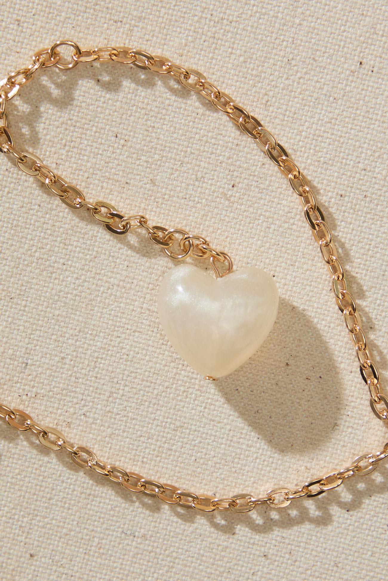 Love Stone Charm Necklace Product Image