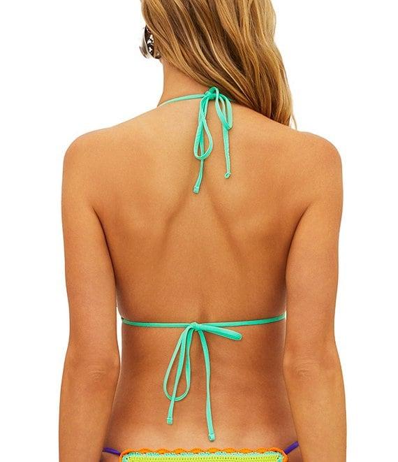 Beach Riot Soleil Colorblock Crochet Tie Side Swim Bottom Product Image