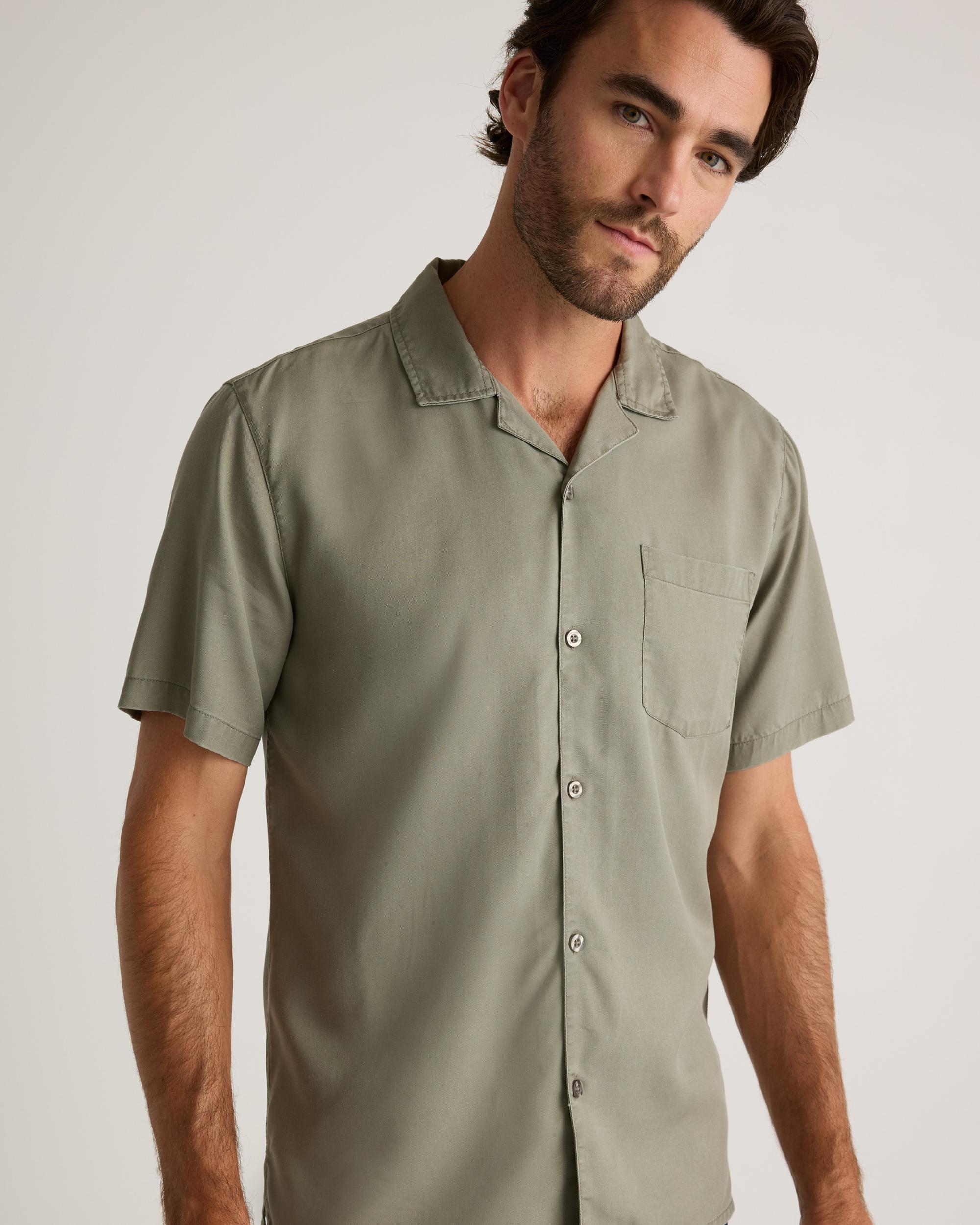Quince | Men's Vintage Wash Tencel Camp Shirt Product Image