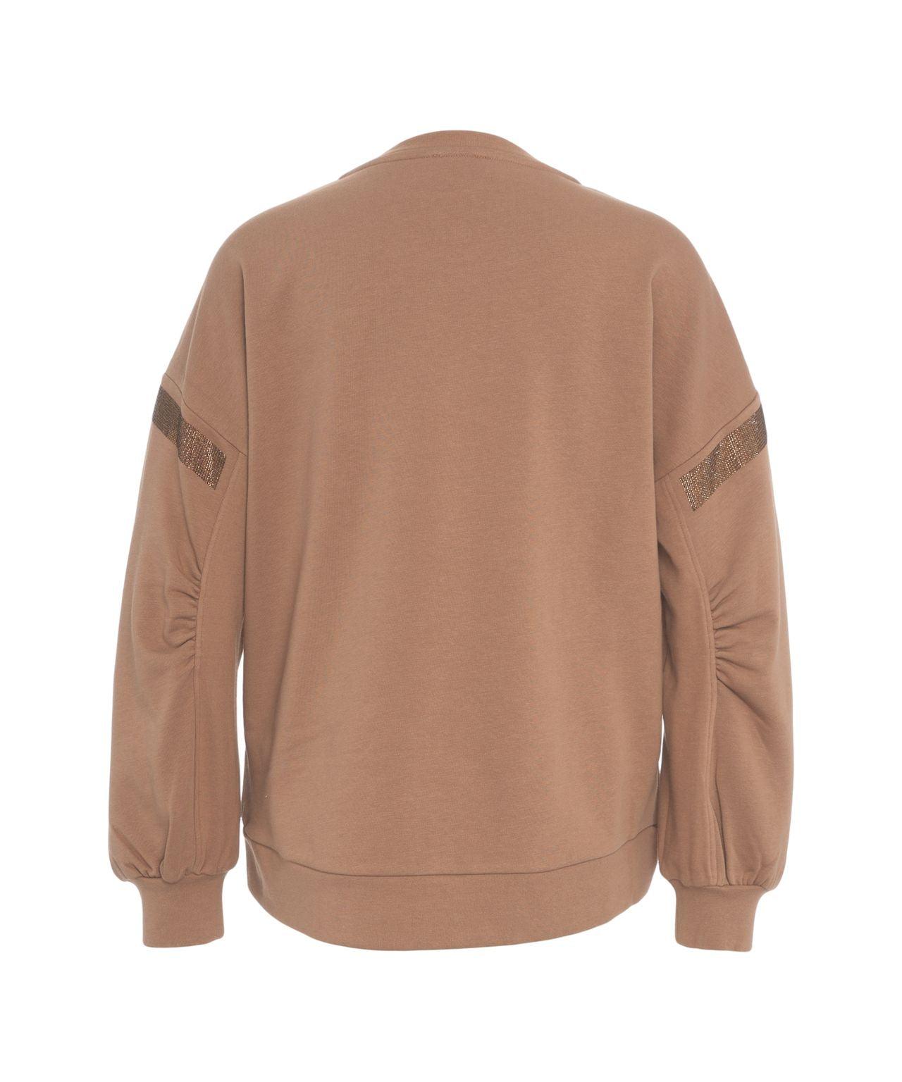 Sweatshirt with rhinestones Product Image