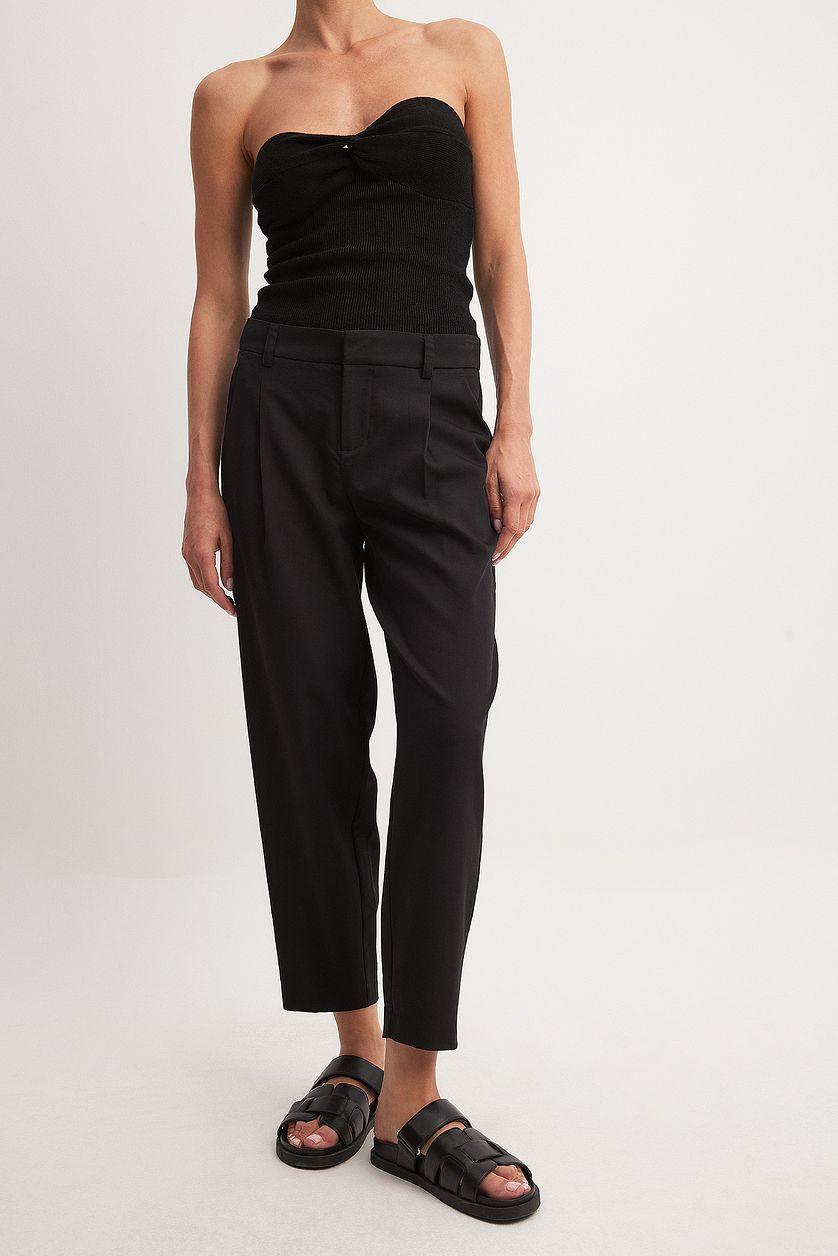 High Waist Barrel Leg Pants Product Image