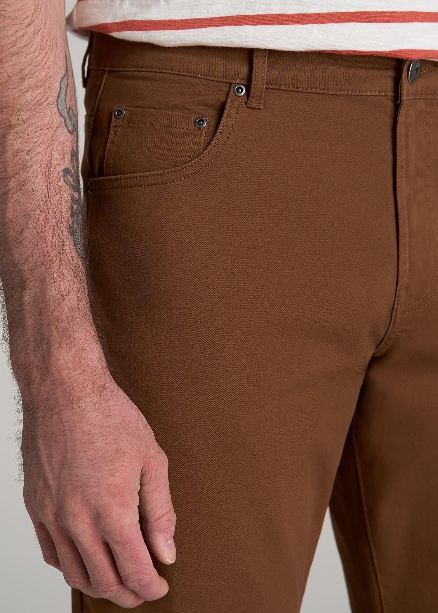 J1 STRAIGHT Leg Five-Pocket Pants for Tall Men in Nutshell Product Image