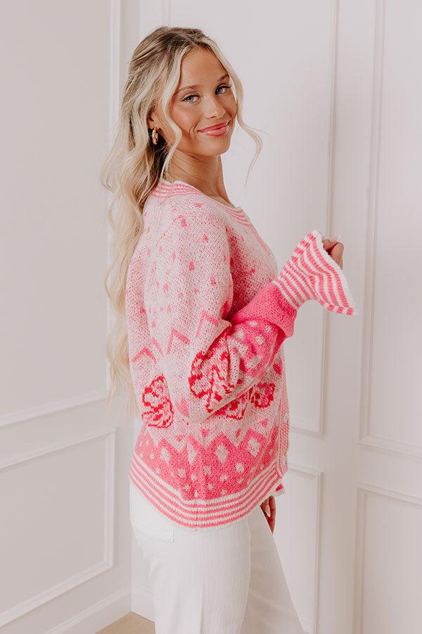 Coquette Charm Knit Sweater Product Image