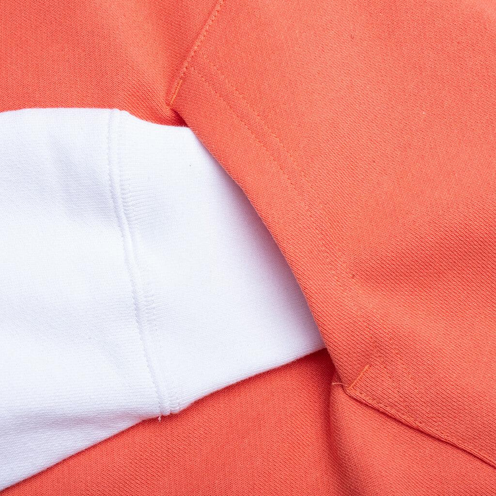 Shark Full Zip Hoodie Korea - Orange Male Product Image