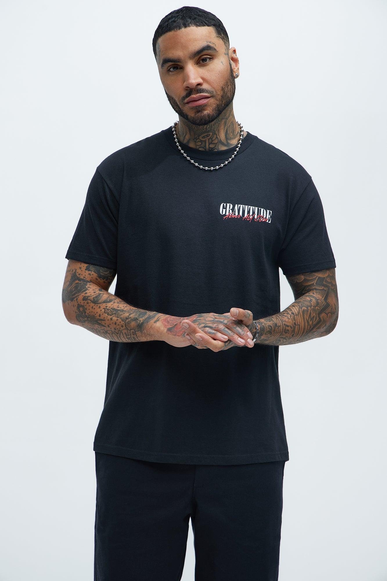 Above All Else Short Sleeve Tee - Black Product Image