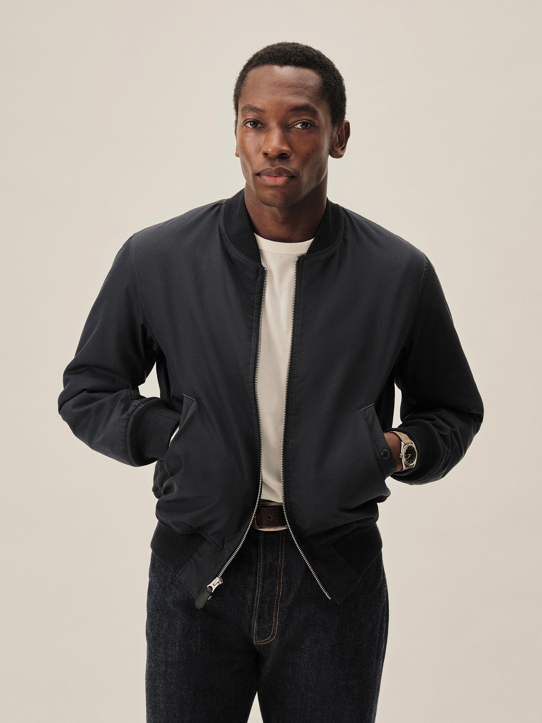 Air Force Navy Storm Stopper Bomber Jacket Product Image