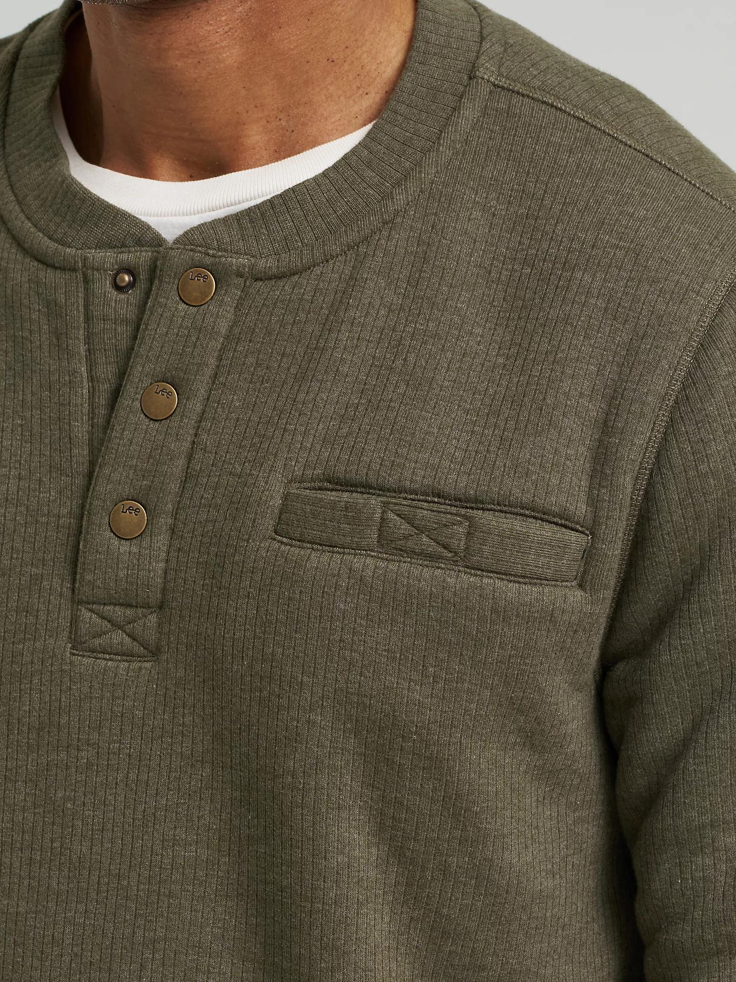 Men's Drop Needle Sherpa Lined Henley | Men's Tops & Tees | Lee® Product Image