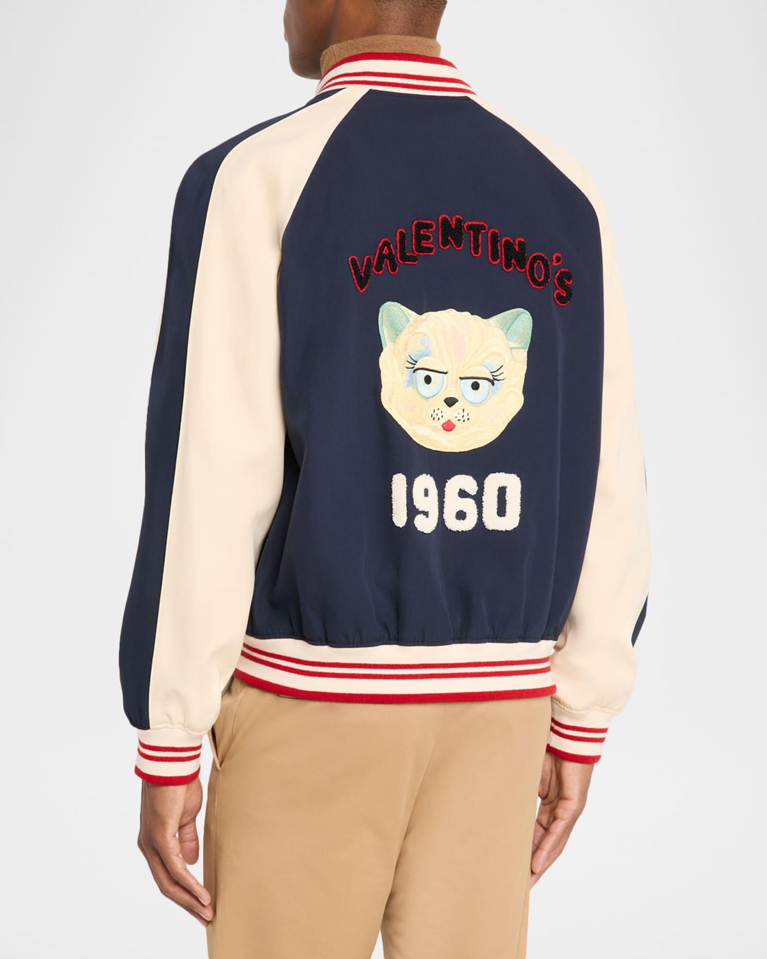 Men's Wool Bomber Jacket Product Image