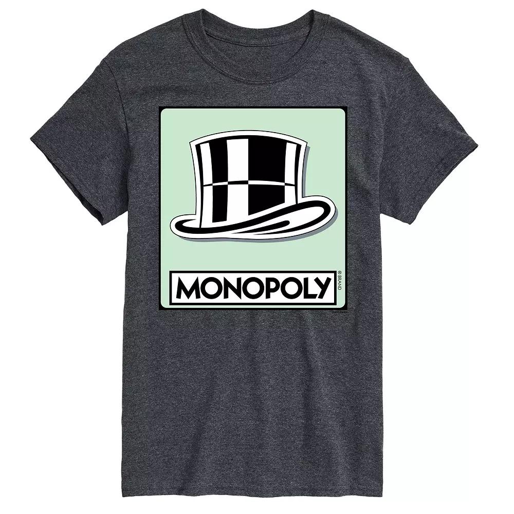 Big & Tall Monopoly Hat Token Graphic Tee, Men's,  Product Image