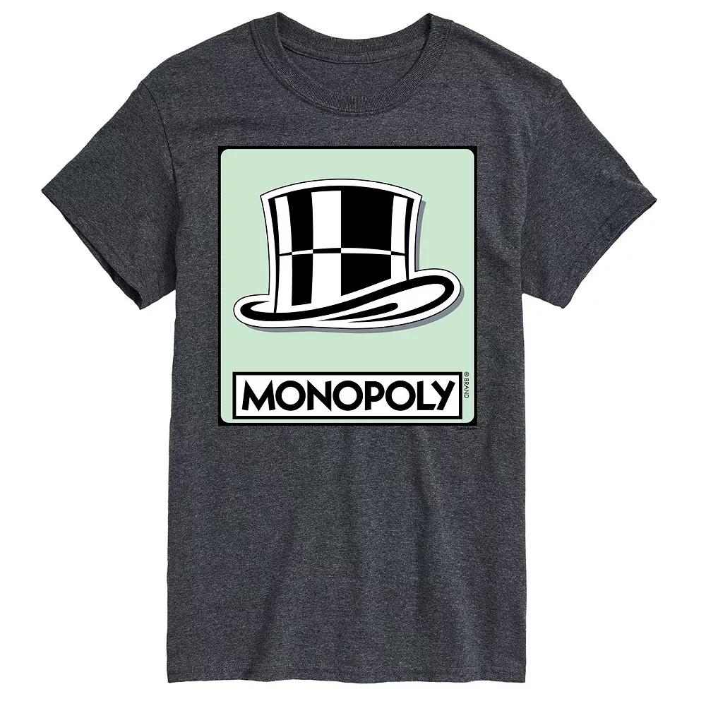 Big & Tall Monopoly Hat Token Graphic Tee, Men's,  Product Image
