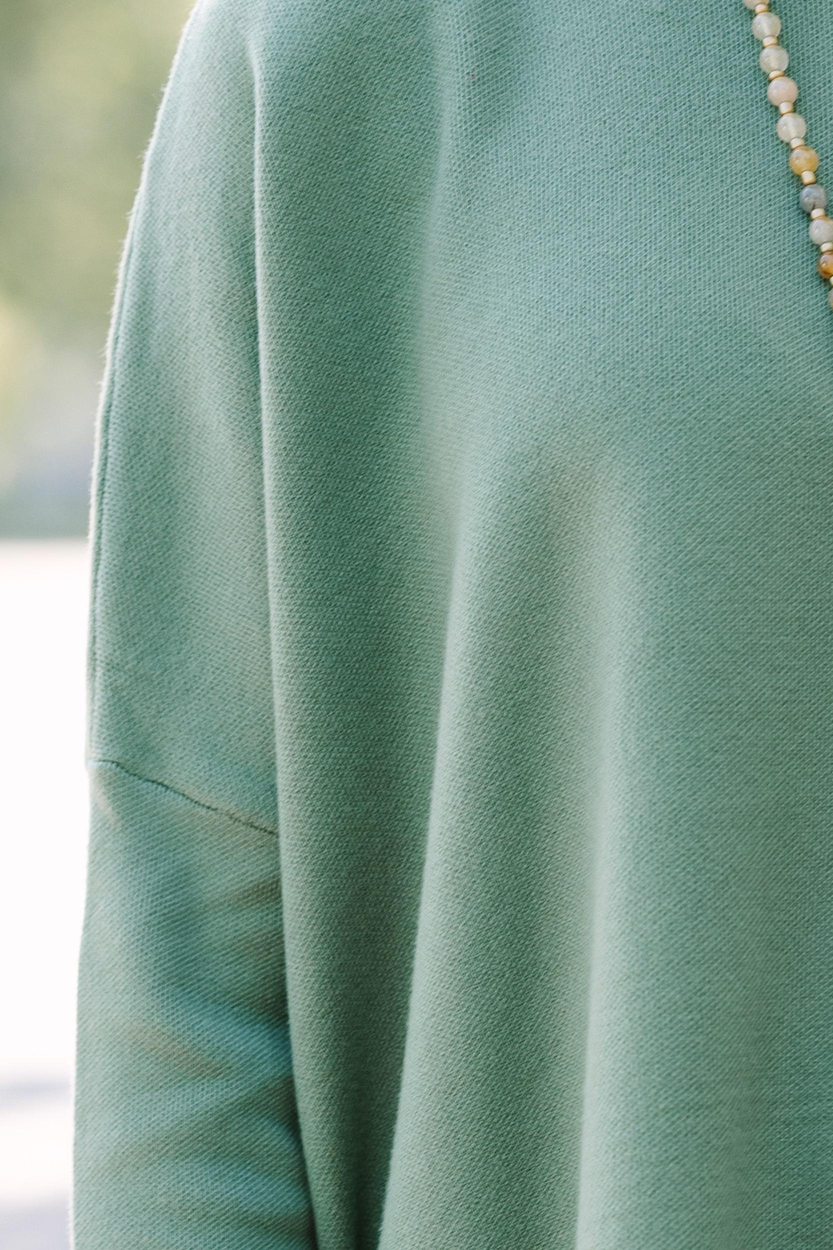 Going With You Olive Green Mock Neck Sweater Female Product Image