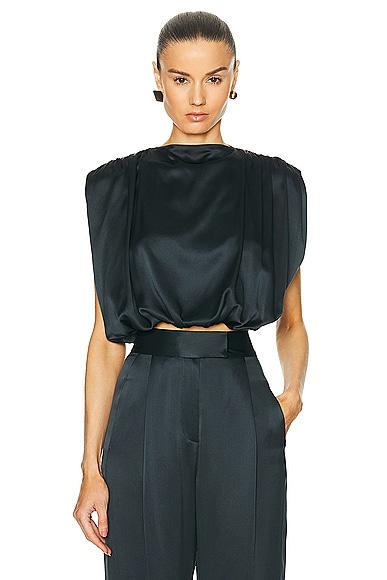 Gathered Shoulder Top Product Image