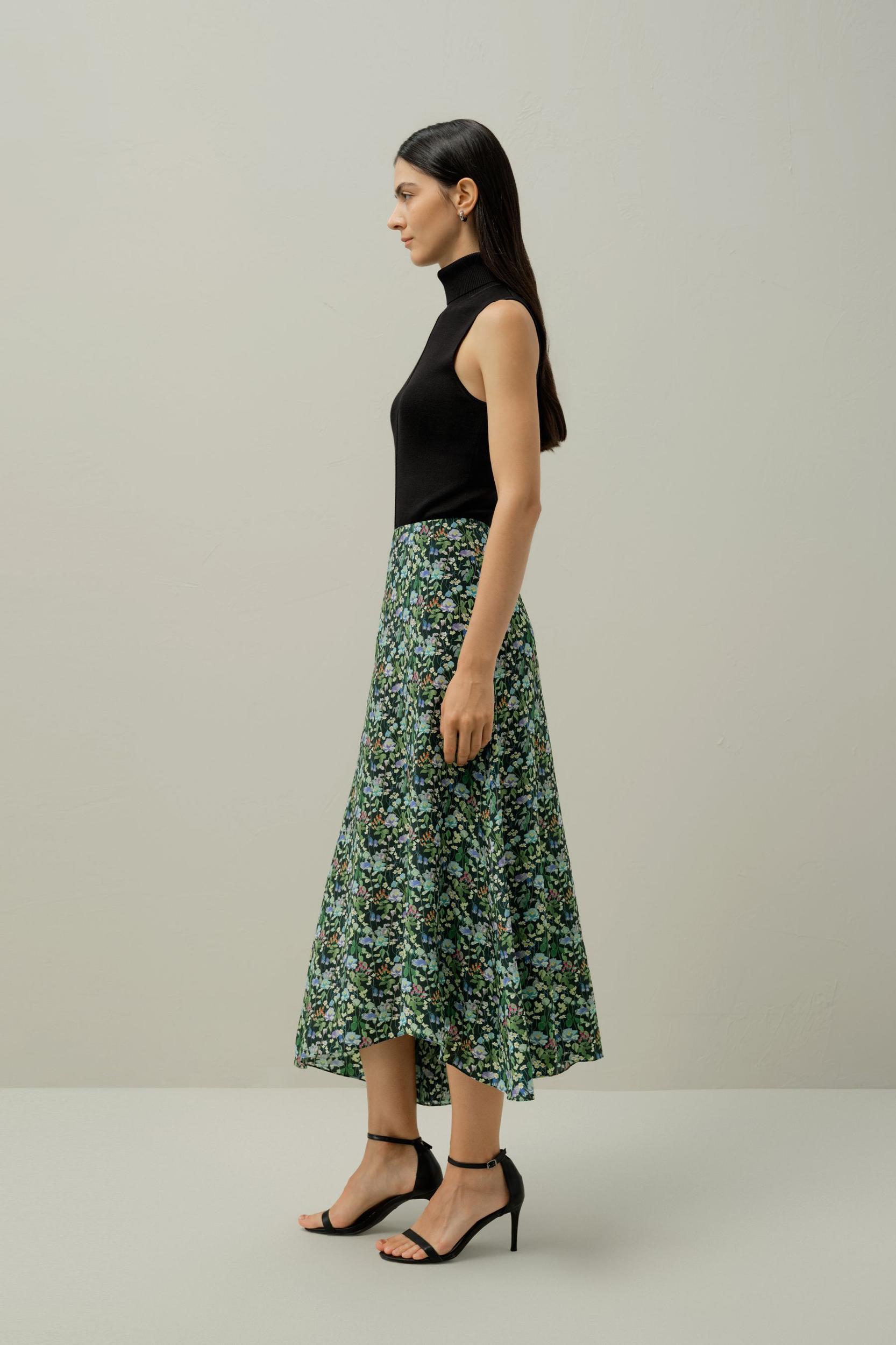Fairytale Silk Skirt - Made With Liberty Fabric Product Image
