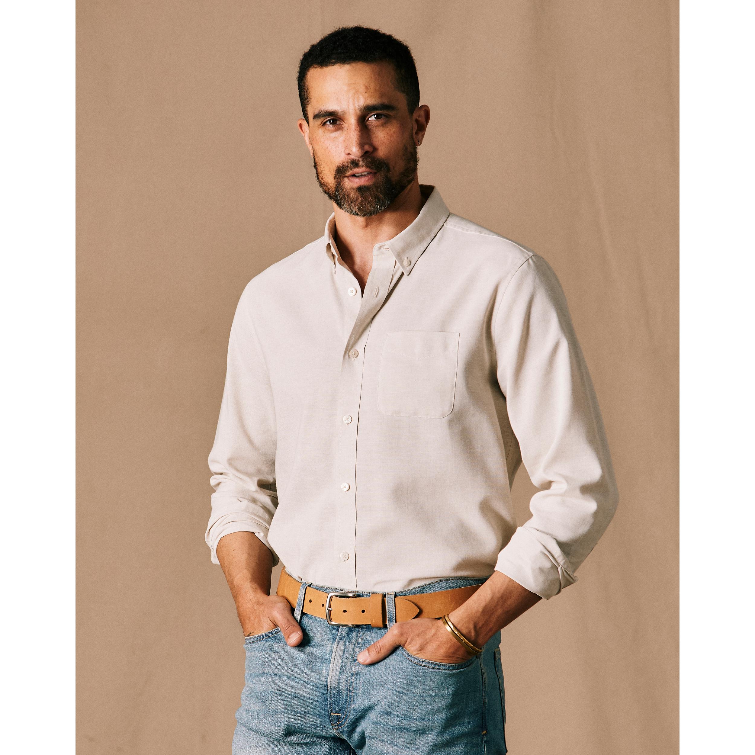 Wrinkle-Free Linen Long Sleeve Shirt Product Image