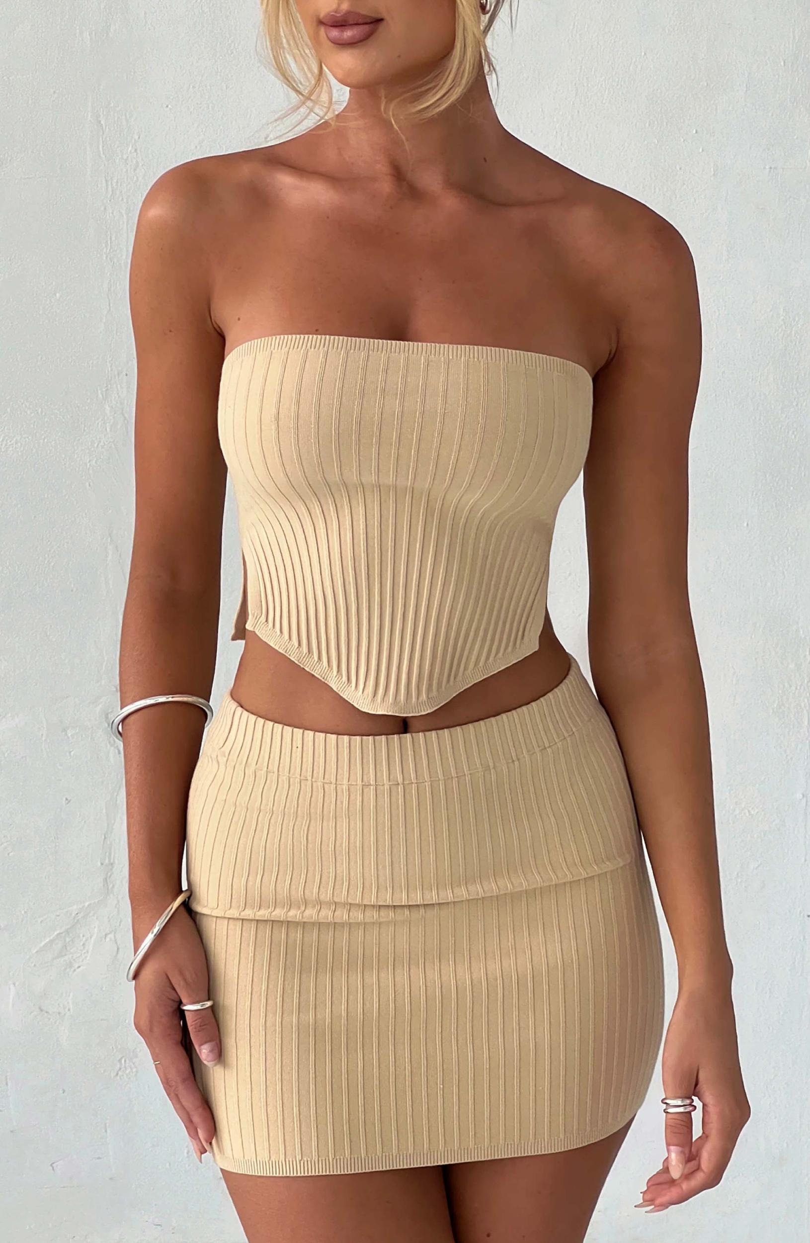 Jaz Top - Beige Product Image