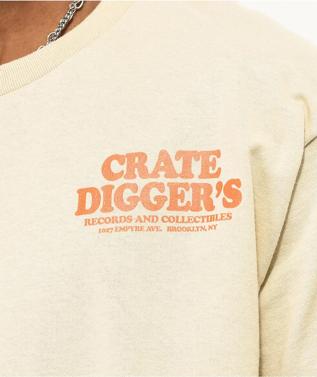 Empyre Crate Diggers Sand T-Shirt Product Image