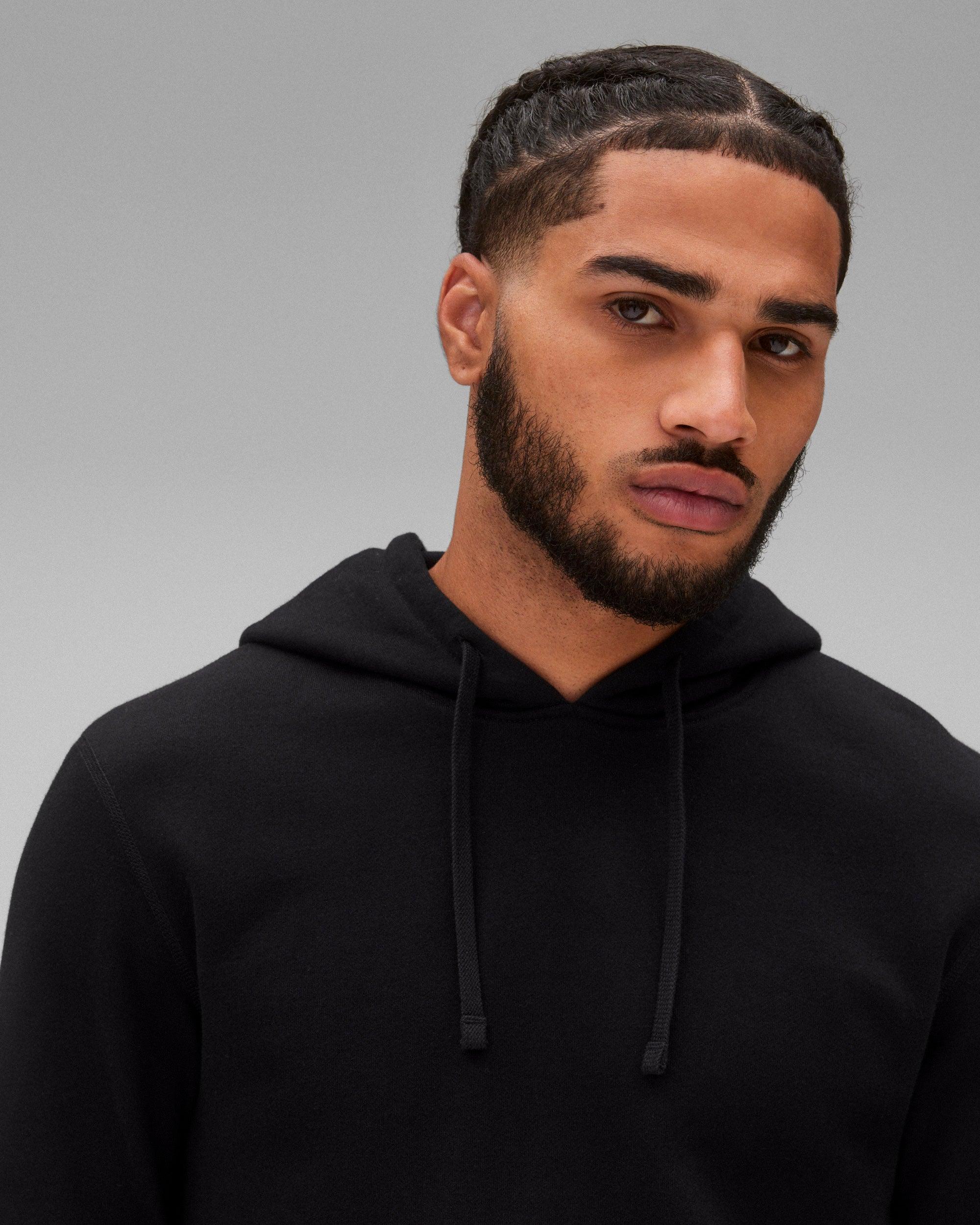 Midweight Terry Slim Hoodie Male Product Image