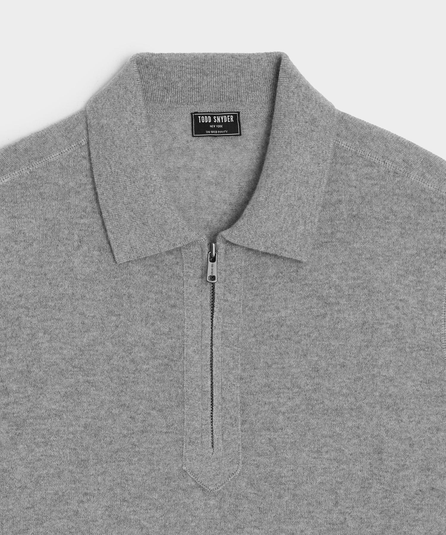 Cashmere Quarter-Zip Sweater Polo Product Image