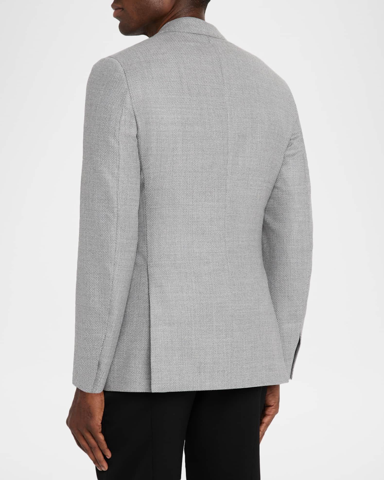 Men's Wool Hopsack Single-Breasted Blazer Product Image