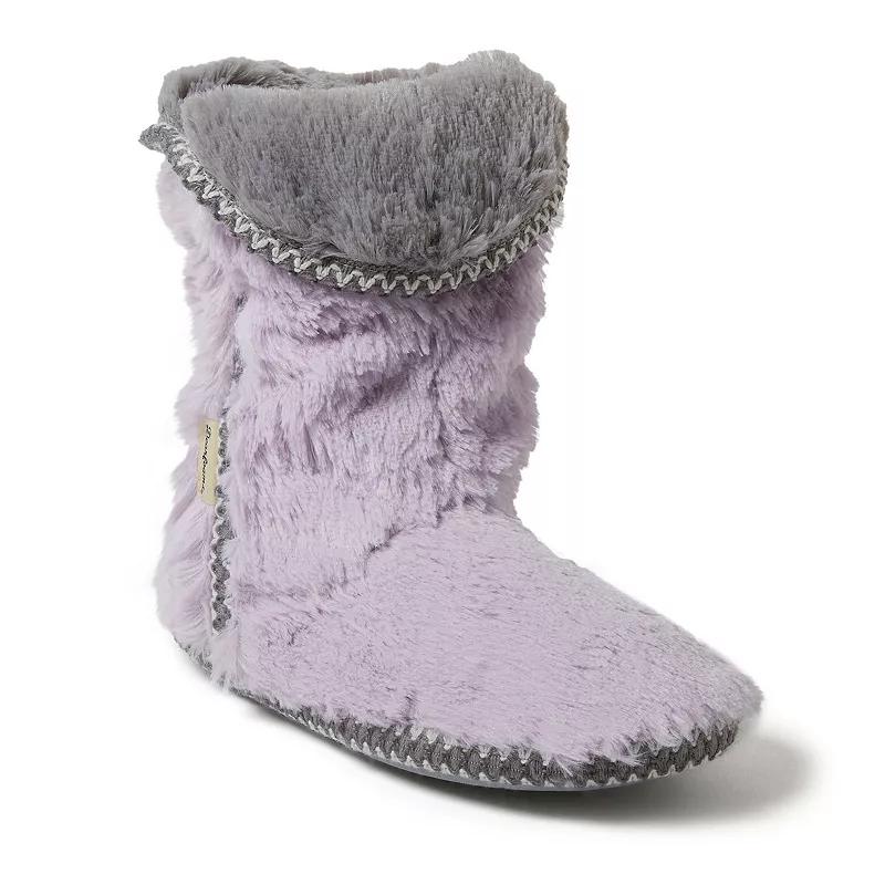 Dearfoams Faux Fur Fold-Down Women's Slippers,  Product Image