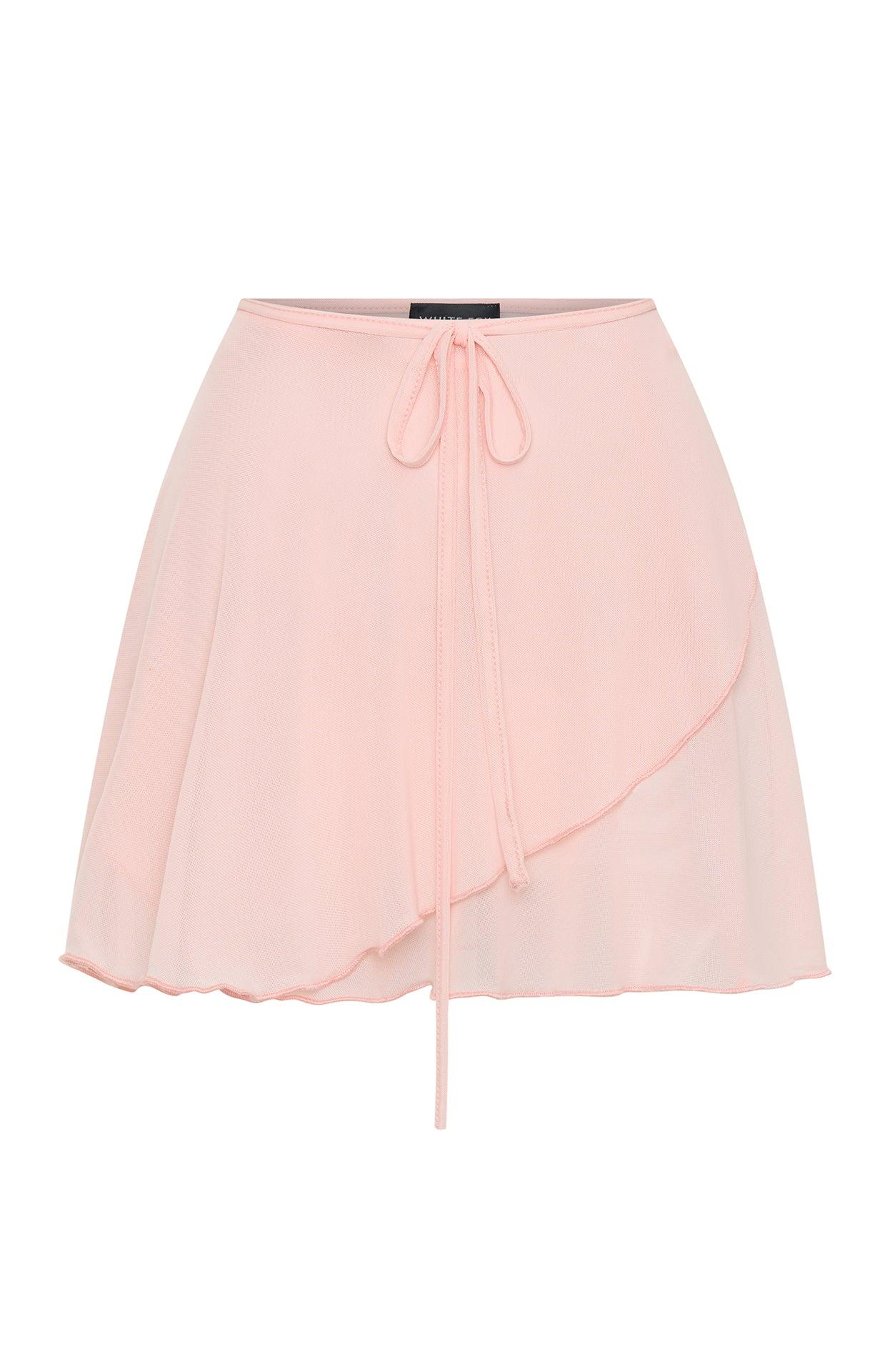 Start Of An Era Mini Wrap Skirt Ballet Pink Product Image