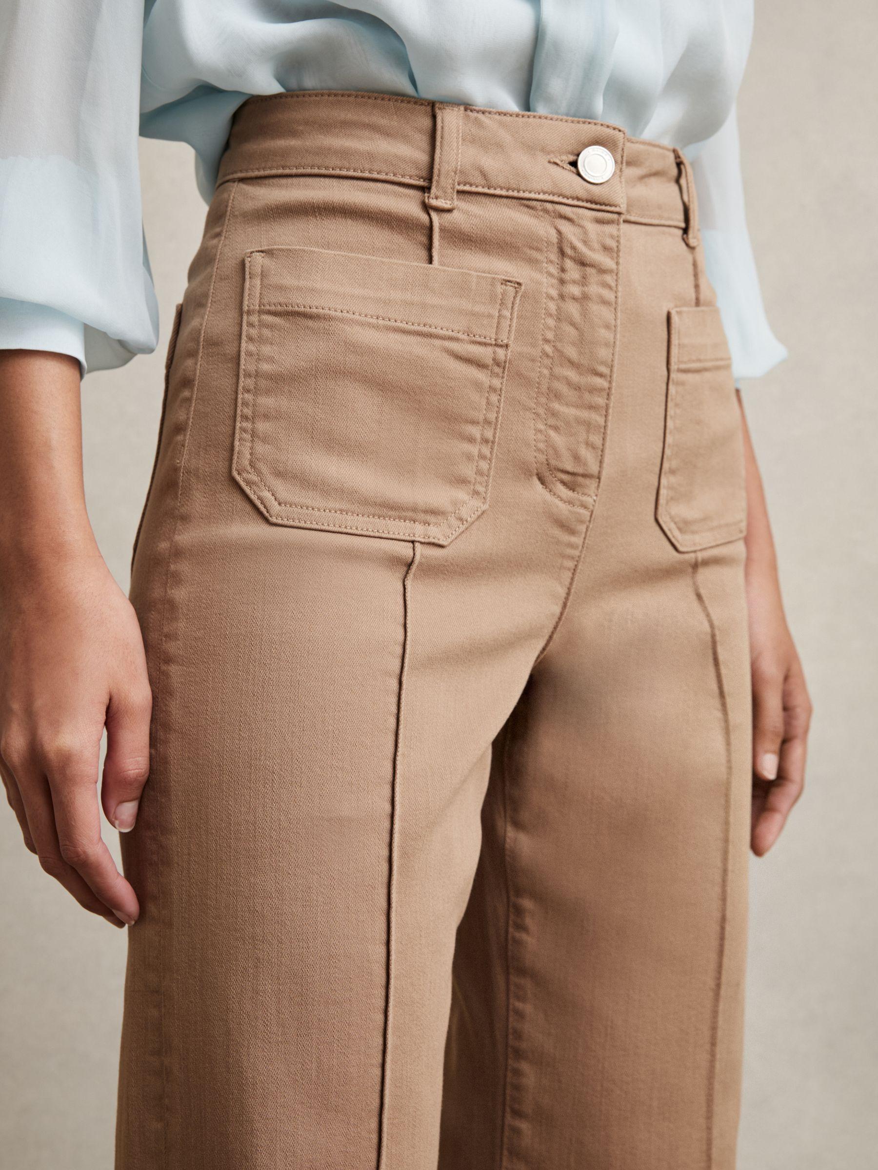 Petite Double-Breasted Peak-Lapel Suit Jacket in Pink Product Image