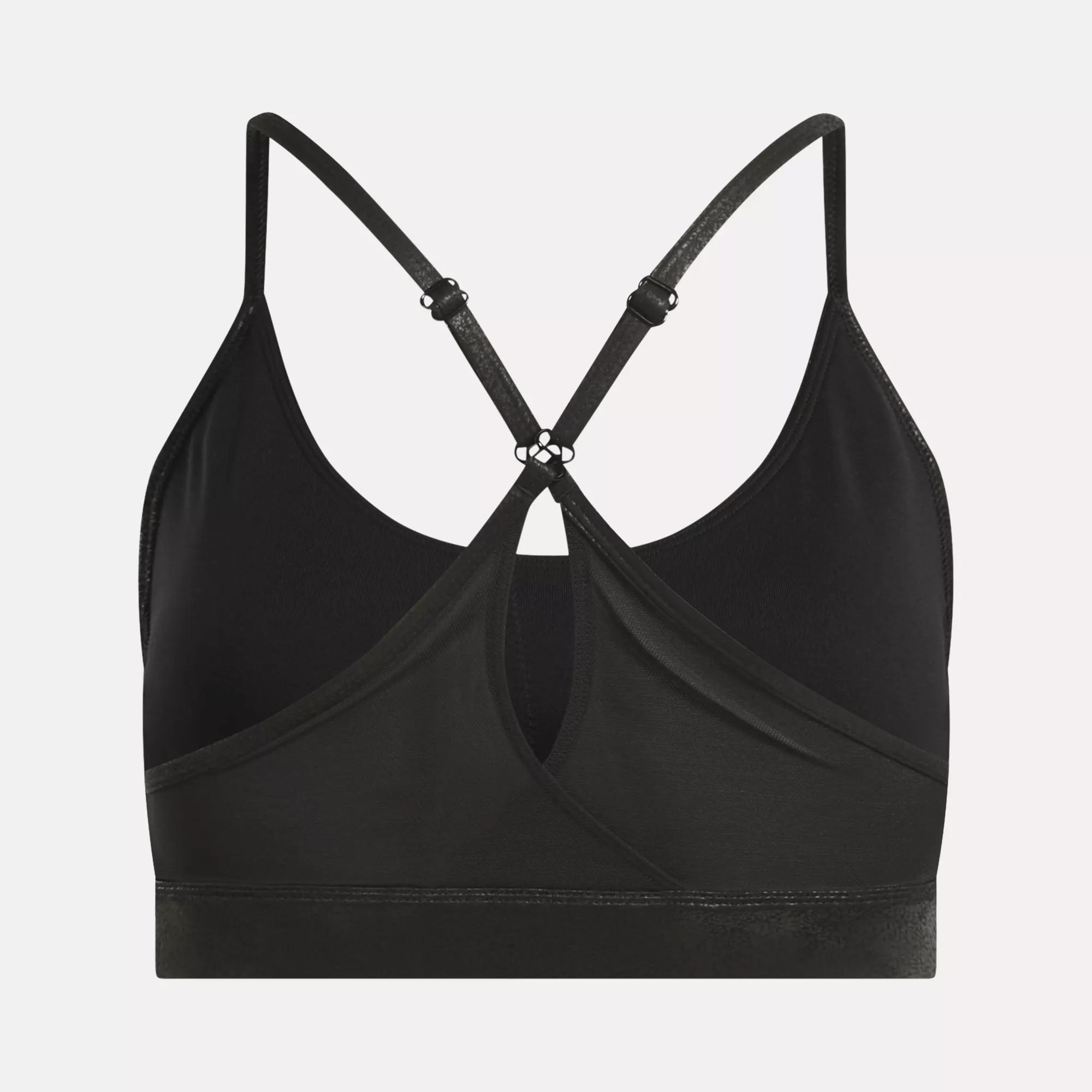 Women's Lux Faux Leather Strappy Bra Female Product Image