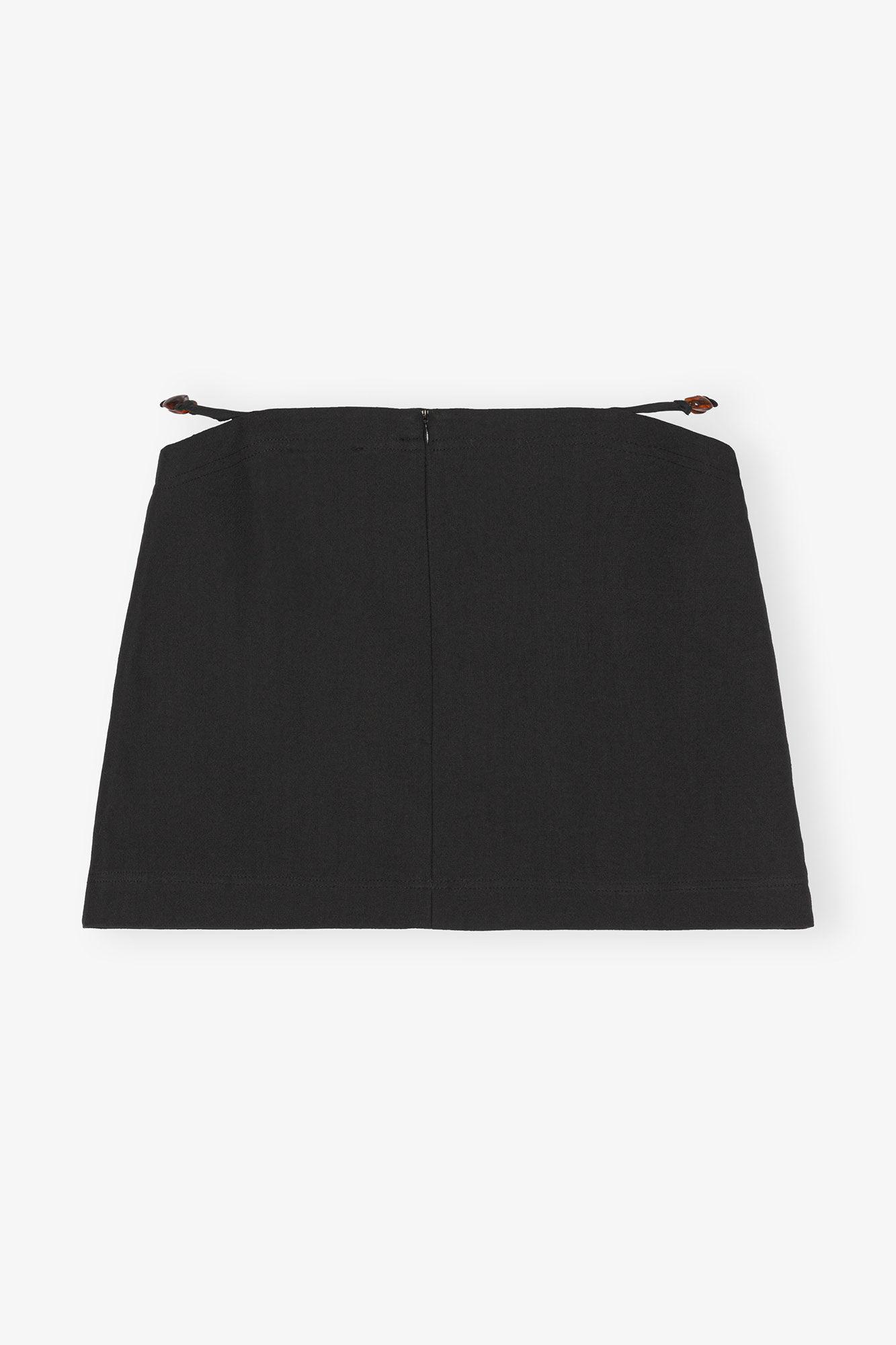 Cotton Suiting Mini Skirt Product Image