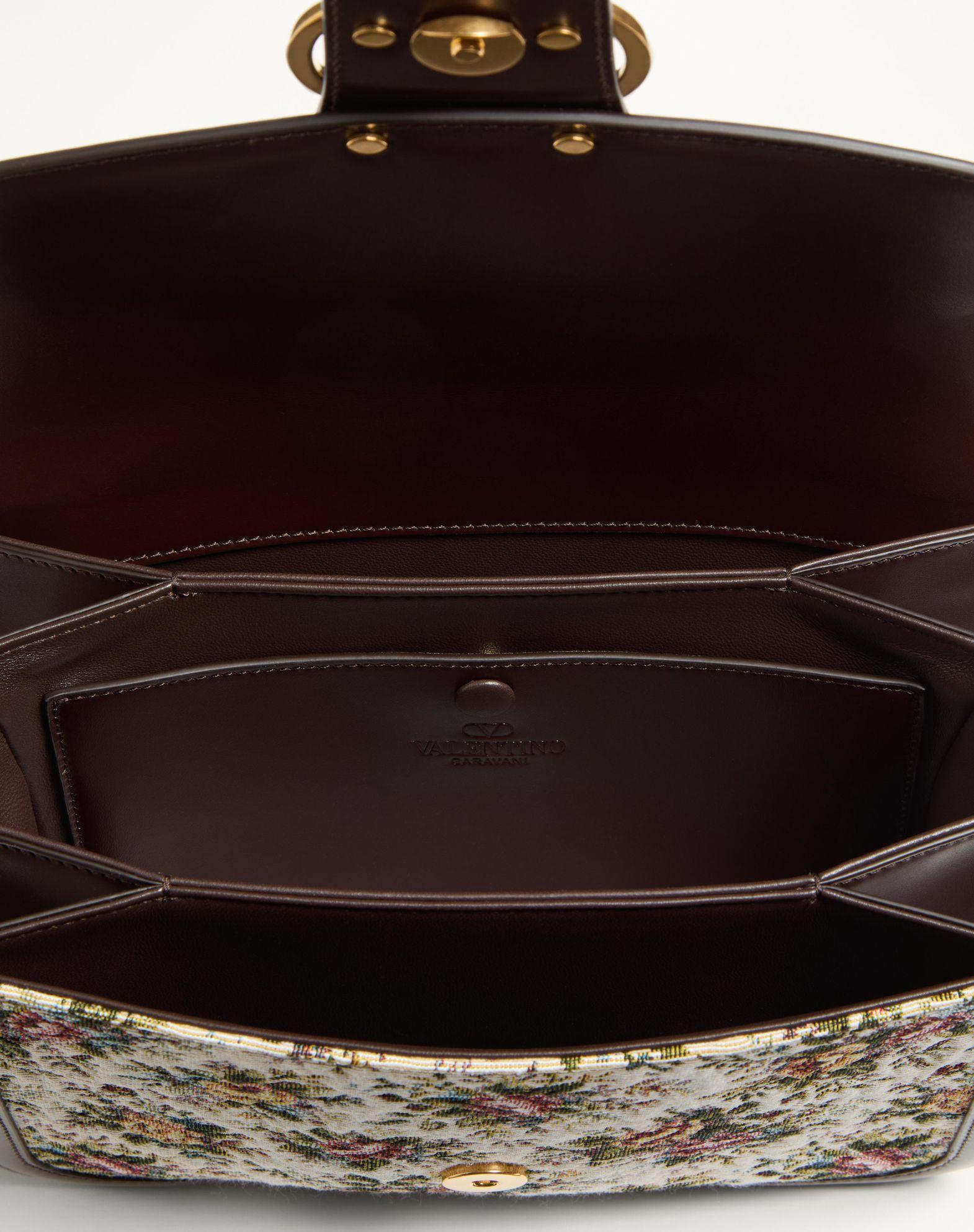 Valentino Garavani 9To5 Shoulder Bag In Papier Floral Jacquard Fabric   Product Image