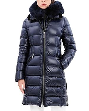 Dawn Levy Kat Shearling Trim Down Puffer Coat Product Image