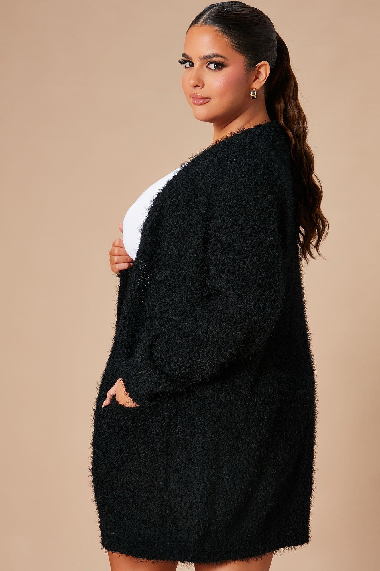 Never A Dull Moment Cardigan - Black Product Image
