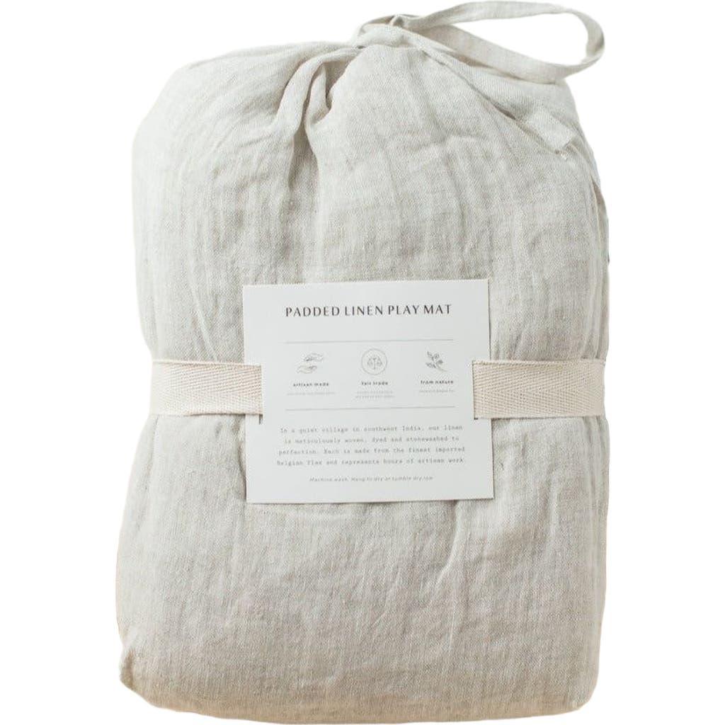 Creative Women Stone Washed Linen Quilted Playmat Product Image