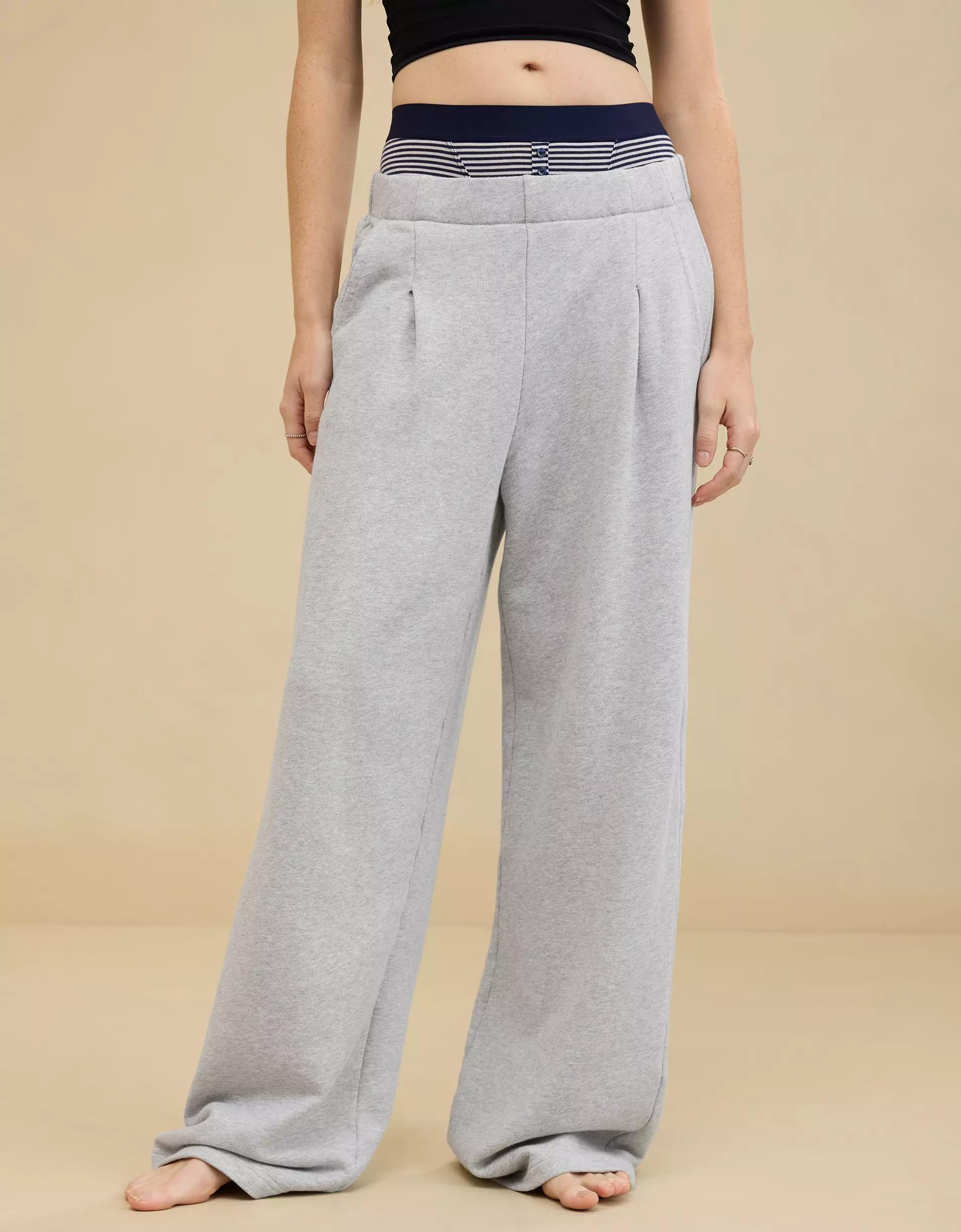 Aerie Cozy New Heights Fleece Trouser Product Image