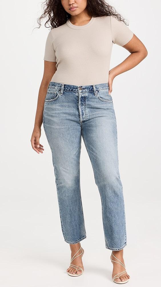 Citizens of Humanity Charlotte High Rise Straight Jeans Product Image