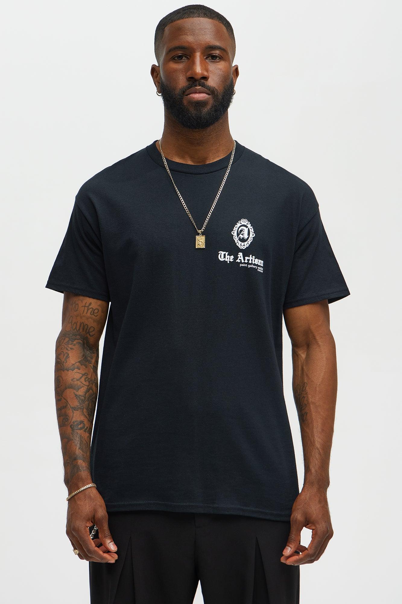 Artisan Paint Gallery Short Sleeve Tee - Black Male Product Image