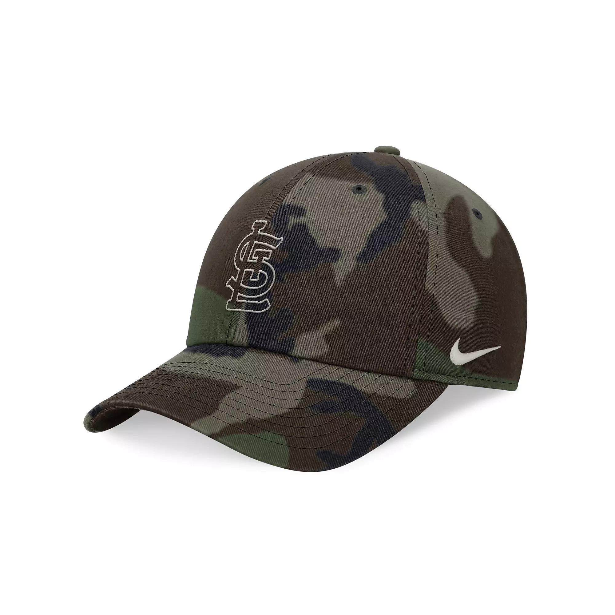 Men's Nike Camo St. Louis Cardinals Club Adjustable Hat, Size: Medium/Large, Green Product Image