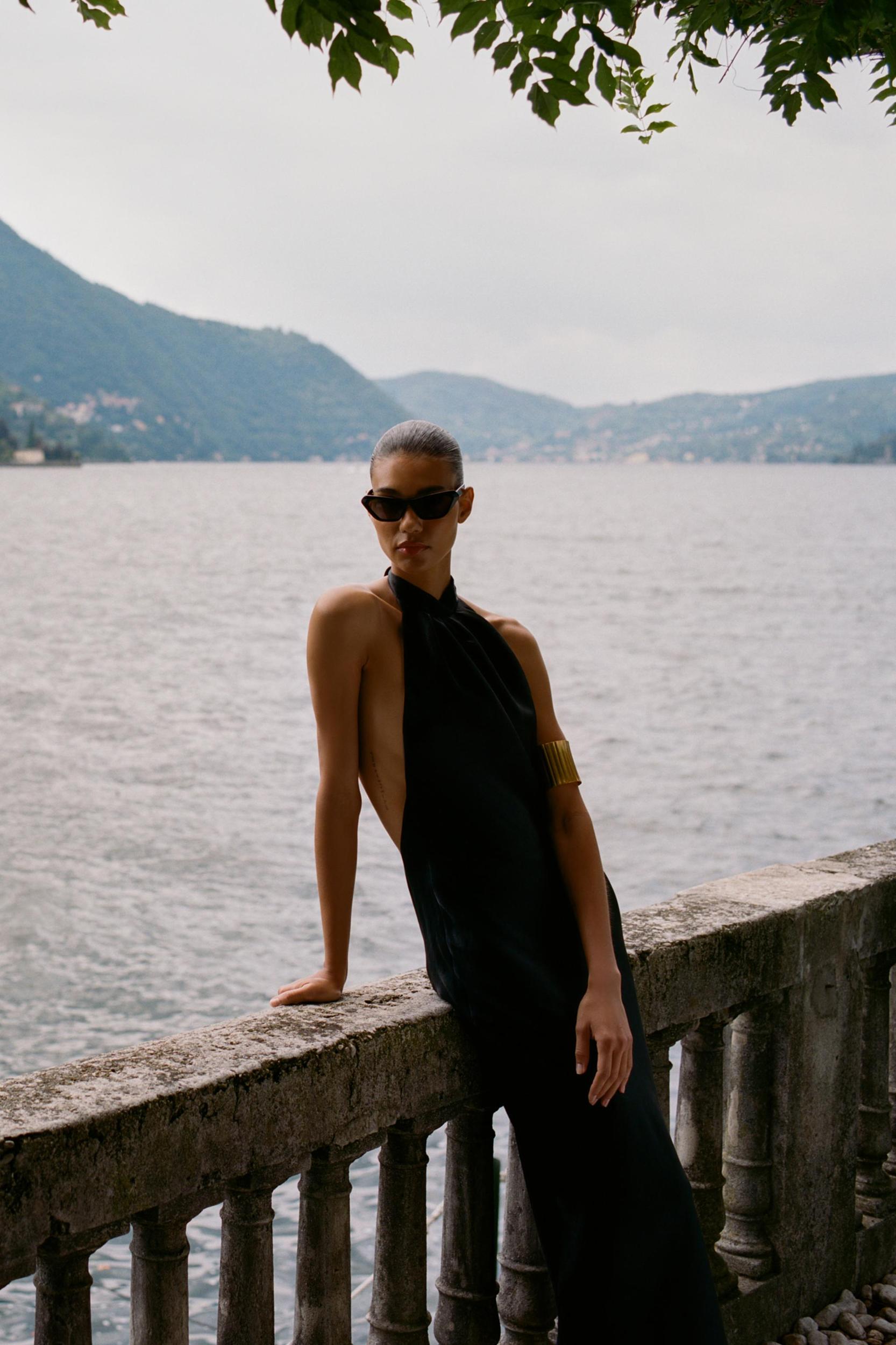 HALTER MIDI DRESS Product Image