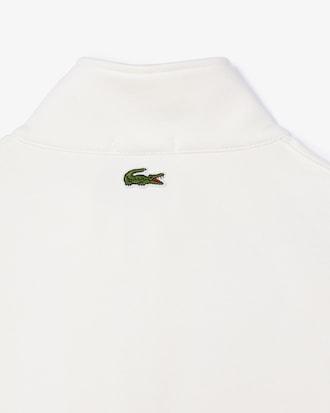 High Neck Zip-Up Print Sweatshirt Product Image