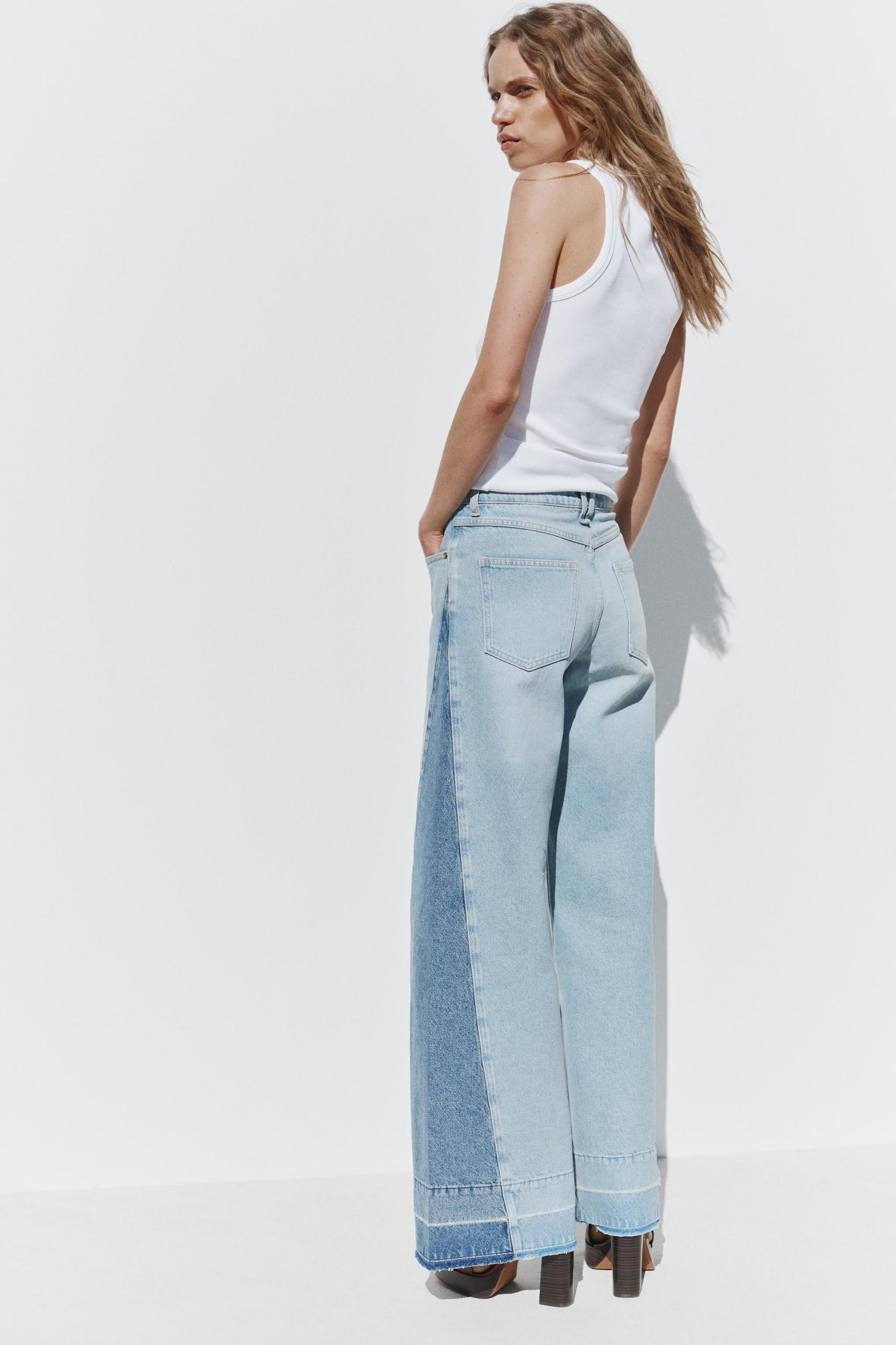 Z1975 WIDE LEG HIGH-WAIST COMBINED JEANS Product Image