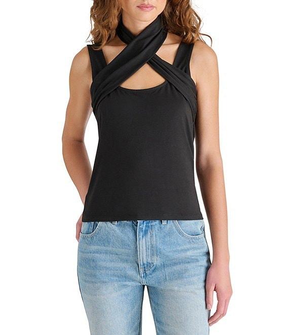 Steve Madden Percy Halter Neck Sleeveless Top Product Image