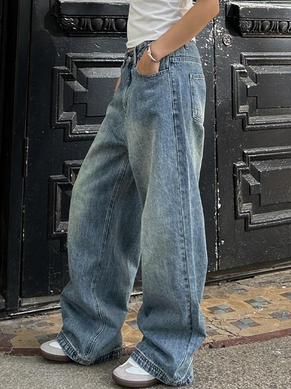 American Vintage Washed Boyfriend Jeans Product Image