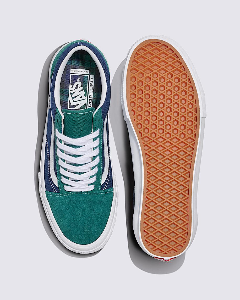 Skate Old Skool Shoe in Blue / Green| Vans US Product Image