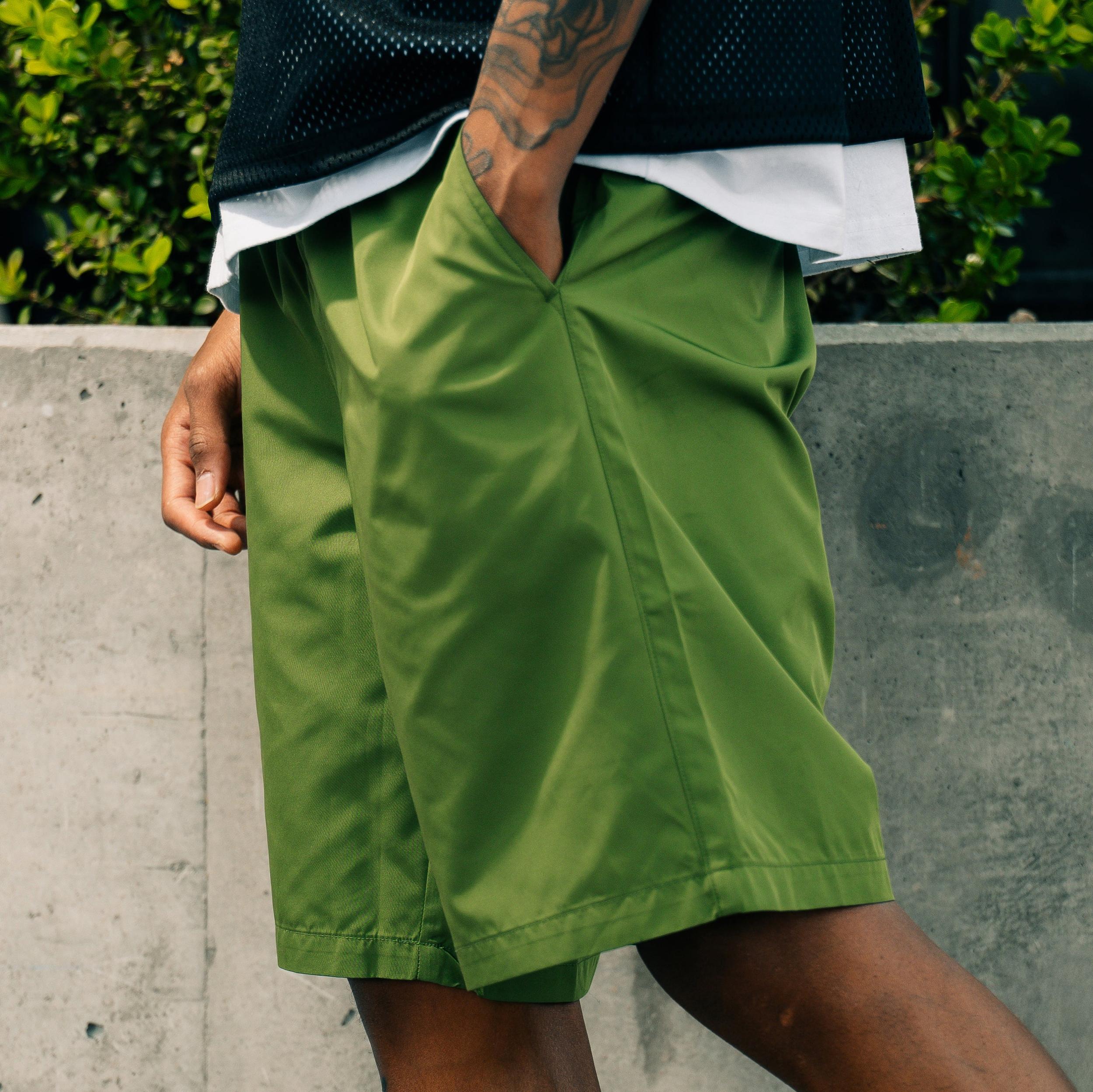 Andre Nylon Short - Olive Male Product Image