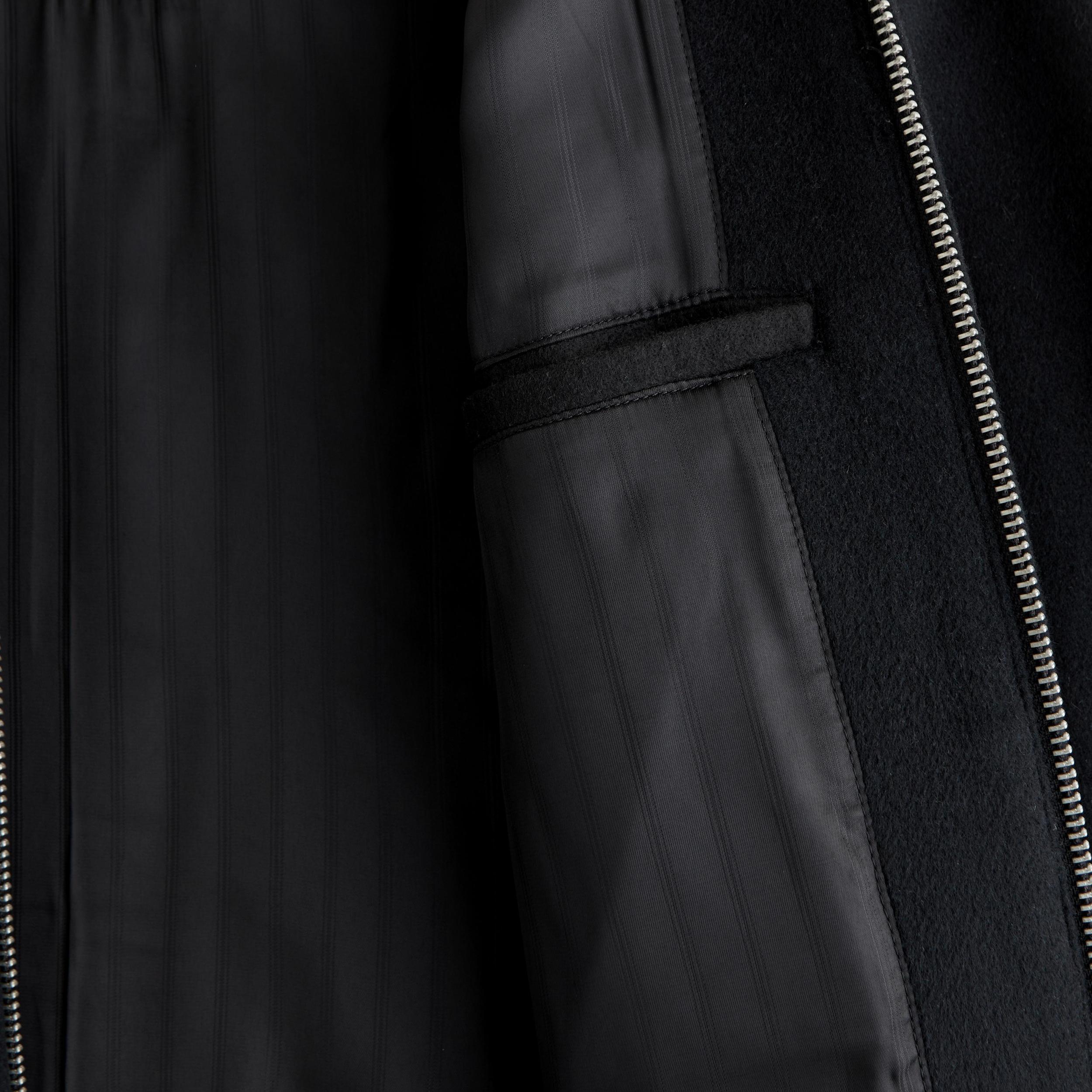 Cropped Wool-Blend Zip Jacket Product Image